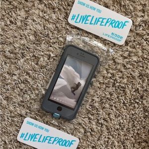 Grey/Light Blue Lifeproof iPhone 6/6s Case